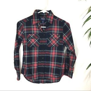 Polo Ralph Lauren plaid boys shirt size 8